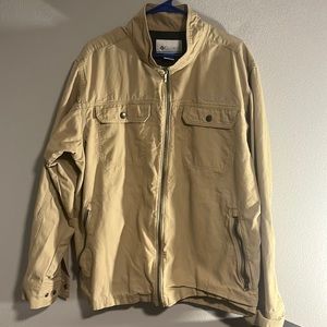 XL Columbia tan shirt/jacket